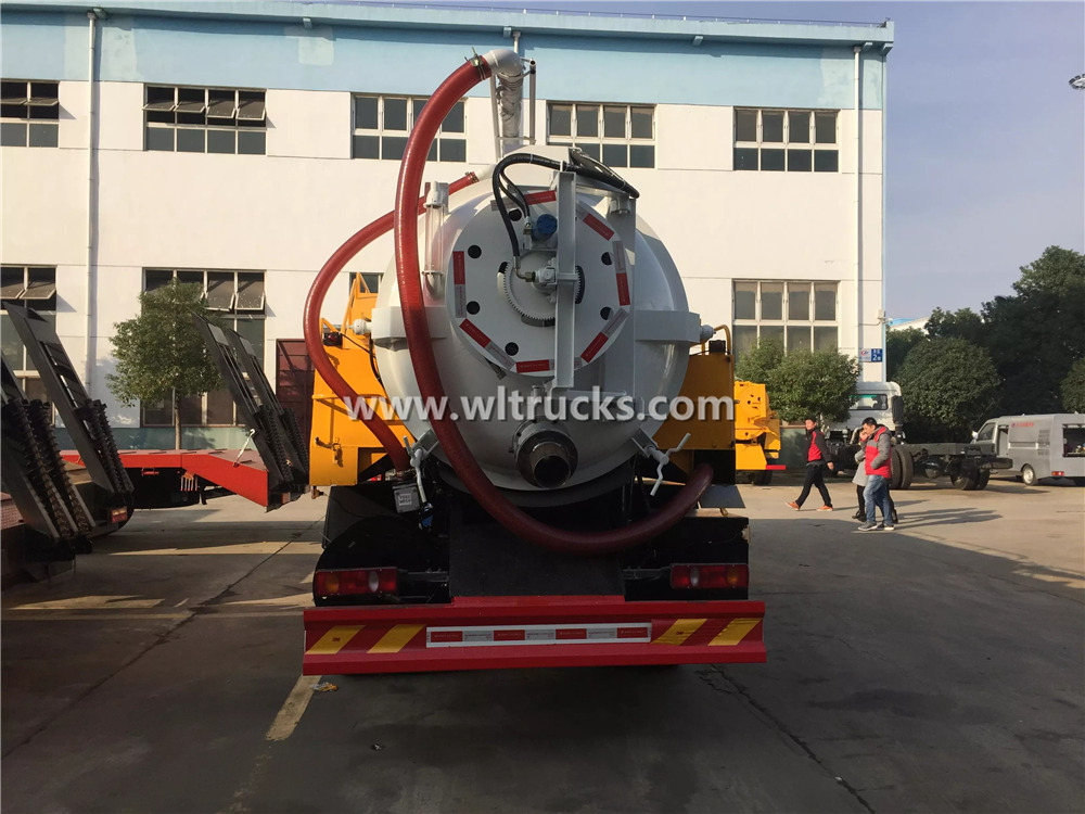 12000 liters High pressure jetting sewage suction truck
