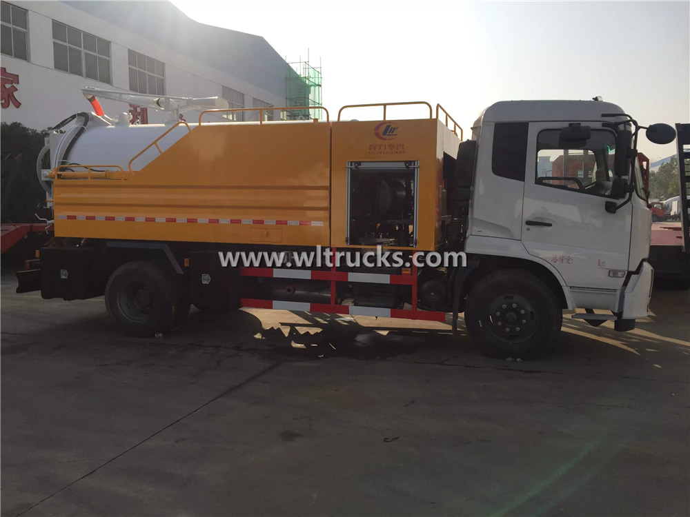 12m3 High pressure jetting sewage suction truck