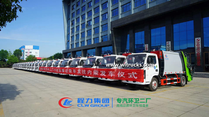 25 unit compactor garbage truck