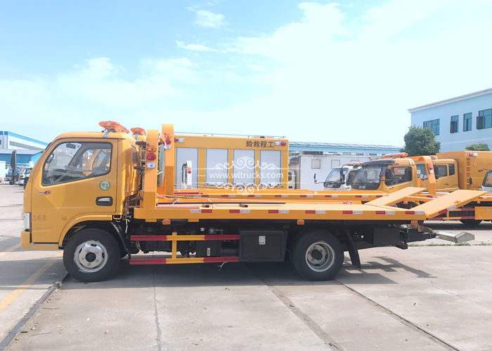3 ton flatbed tow truck