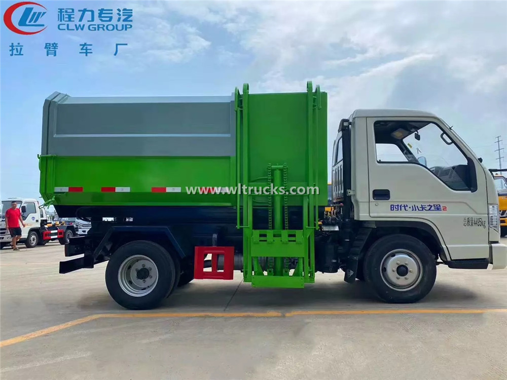 3 ton side loading garbage truck