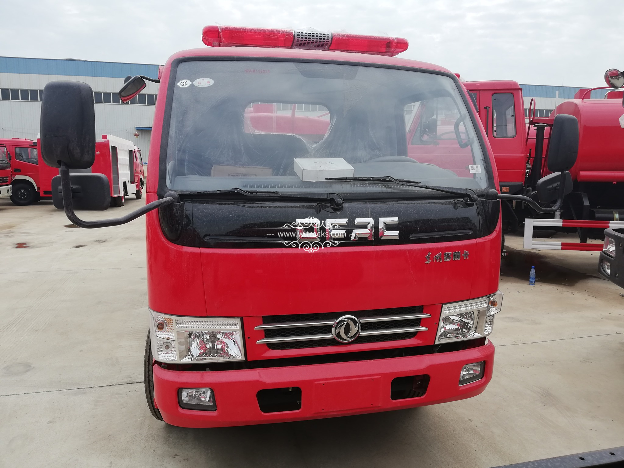 3000l fire water tank truck