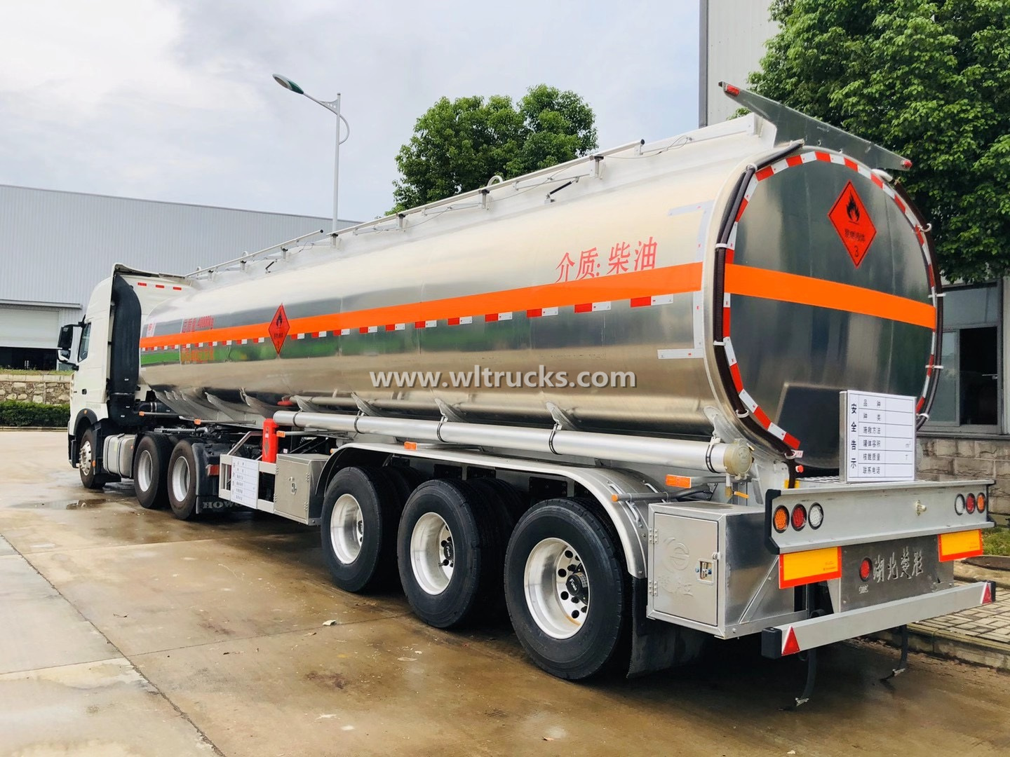 42000L fuel tank truck trailer