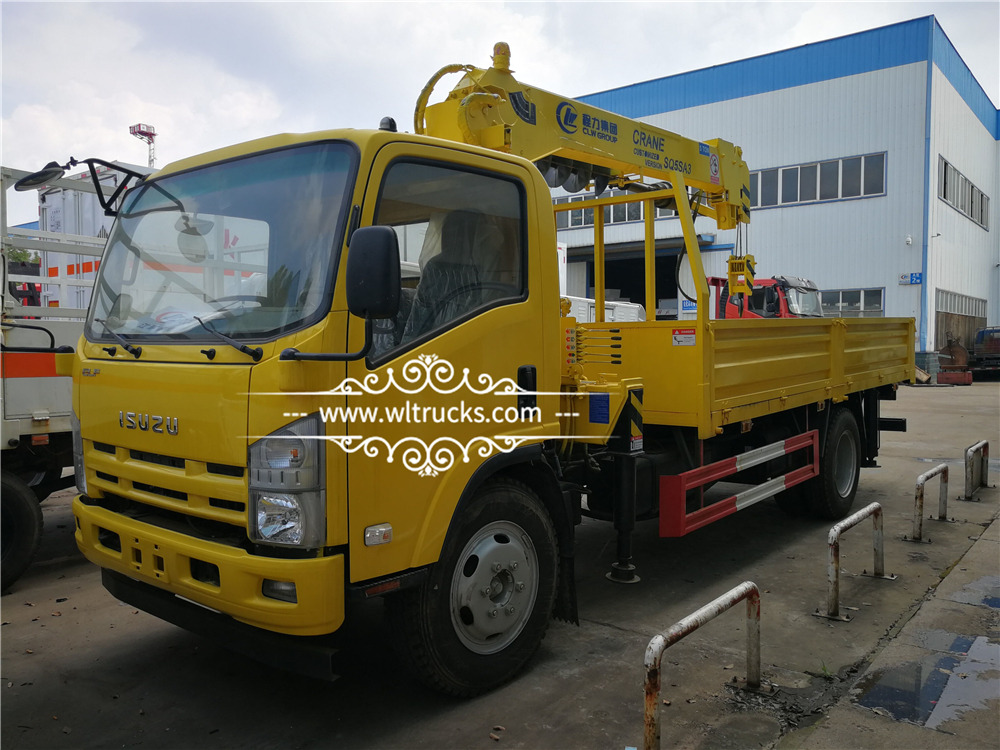 5 ton truck mounted crane Shipping to Mongolia
