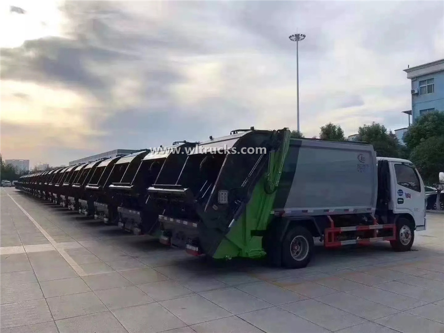 5000L garbage compactor truck