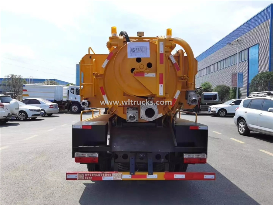 5m3 Vacuum Sewer jetting suction truck