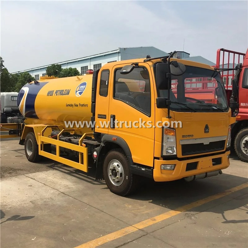 6 ton Lpg Gas Bobtail Tanker Truck