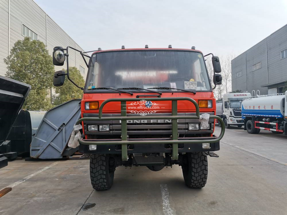 6WD 12000 liter fire water tank truck