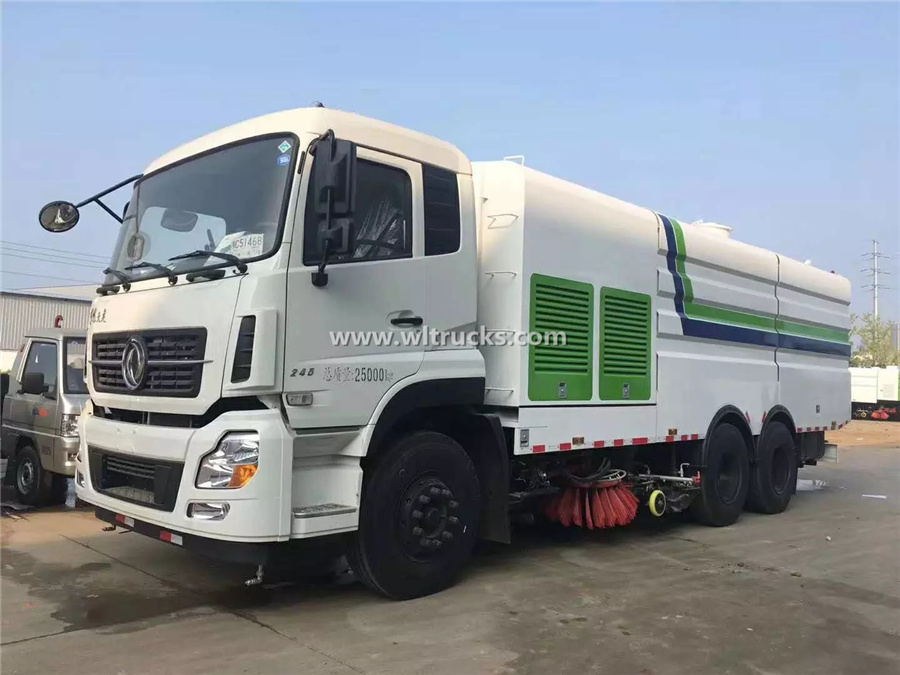 6x4 Dongfeng 22m3 washing and sweeping truck