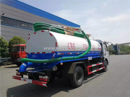 8000L vacuum fecal truck