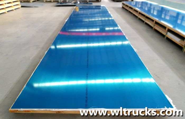 Aluminum alloy fuel tank truck production process one