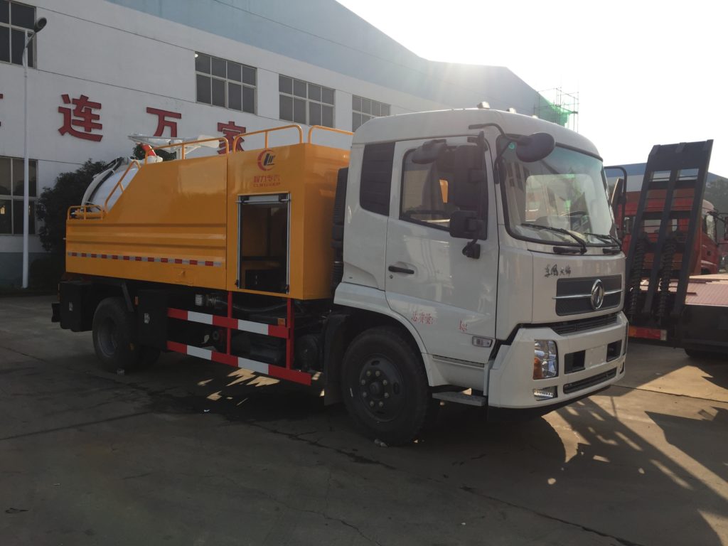 DFAC Kinrun 12m3 High pressure jetting sewage suction truck