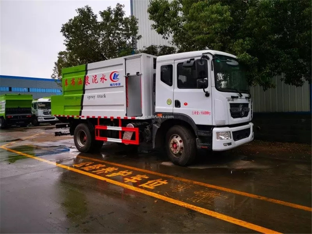 Dongfeng 10 ton cement paste spray truck