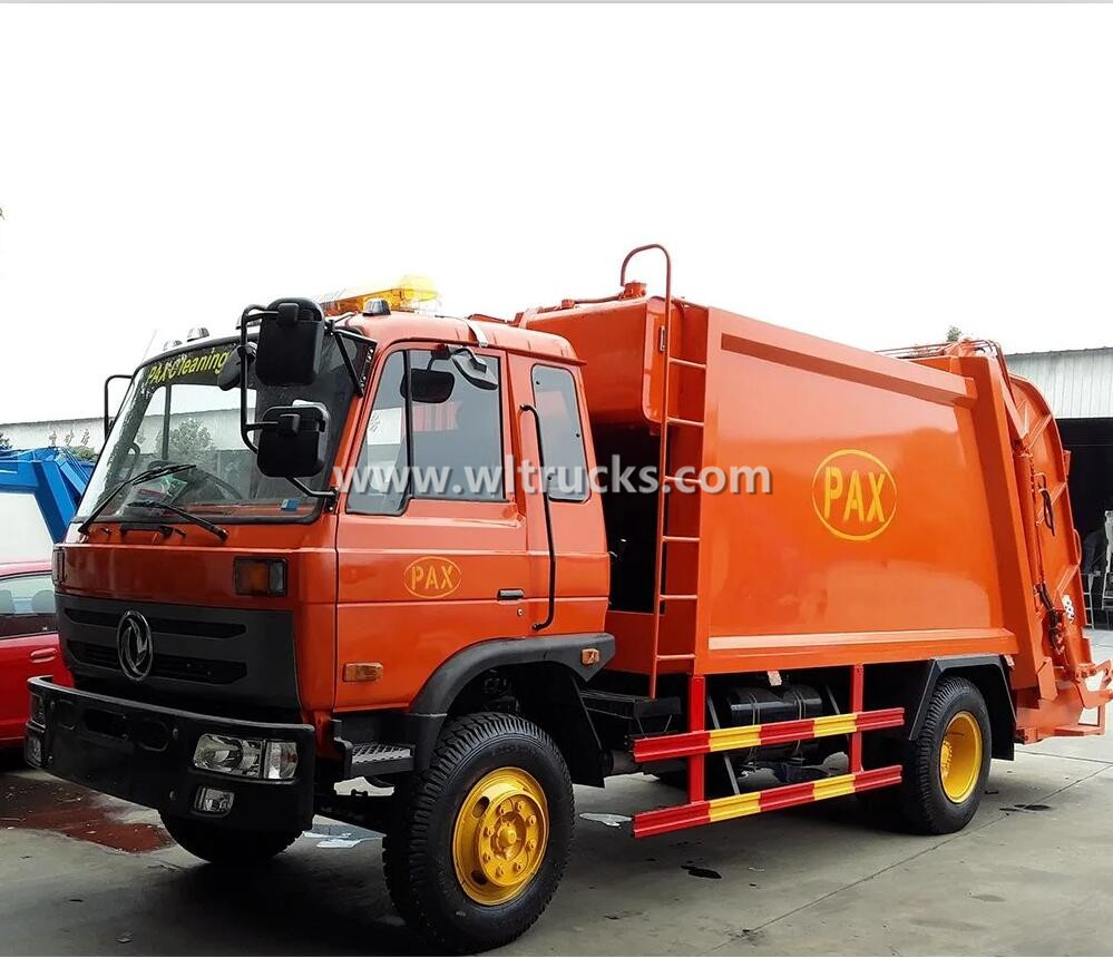 Dongfeng 12m3 Refuse Collector Compactor Garbage Truck