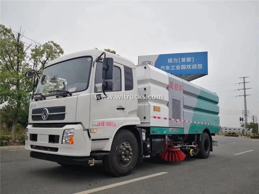 Dongfeng 16m3 washing and sweeping truck