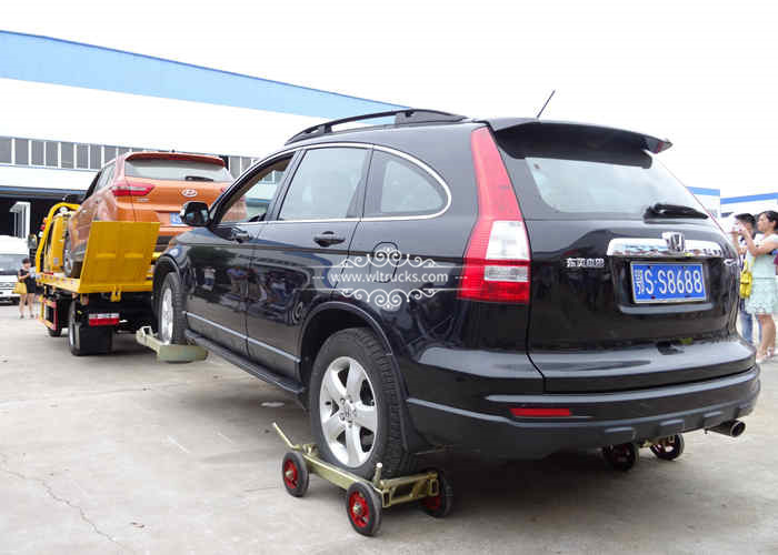 Dongfeng 3 ton flat tow truck