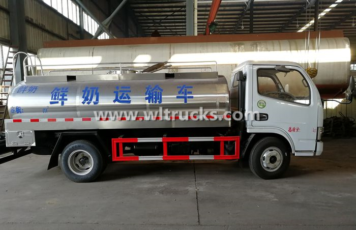 Dongfeng 5m3 resh milk truck