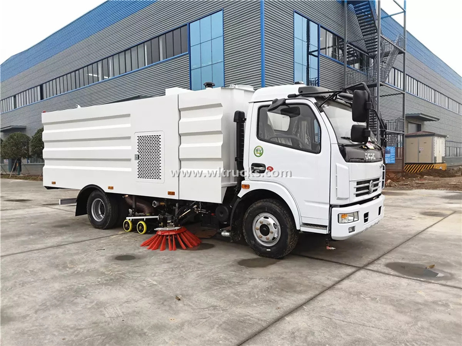 Dongfeng 9m3 washing and sweeping truck