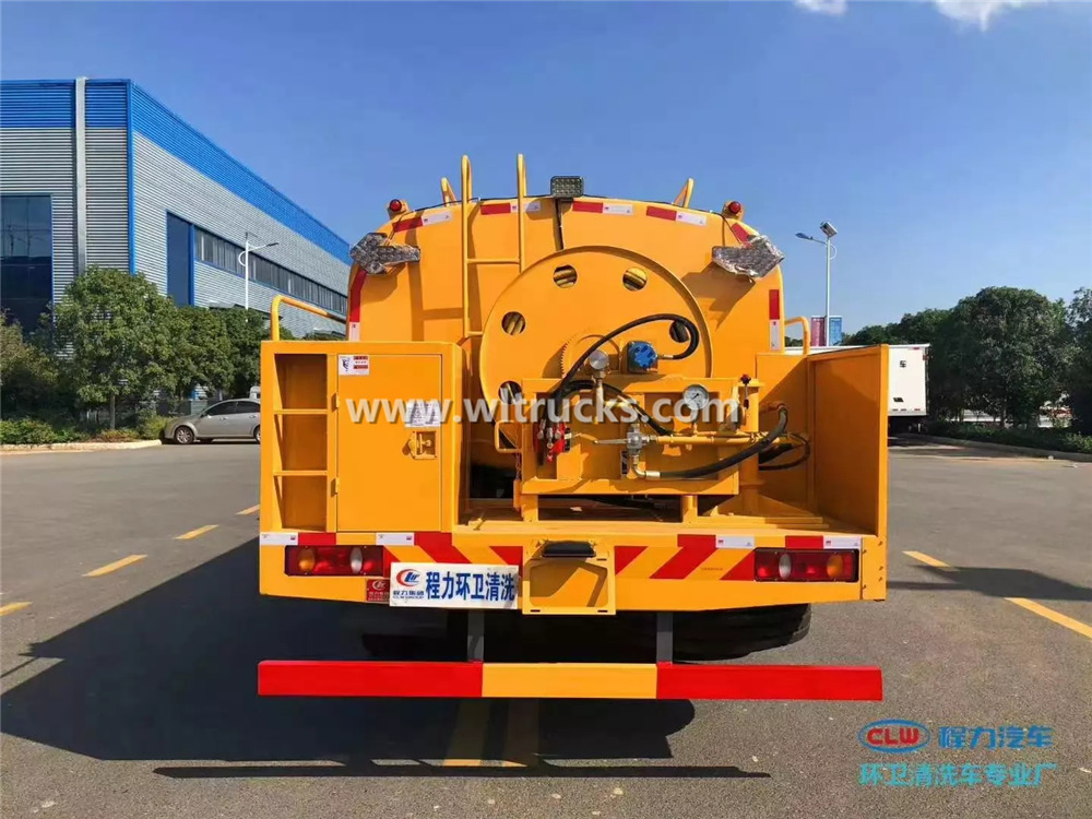 Dongfeng Kingrun 10000L Sewer High Pressure cleaning Truck