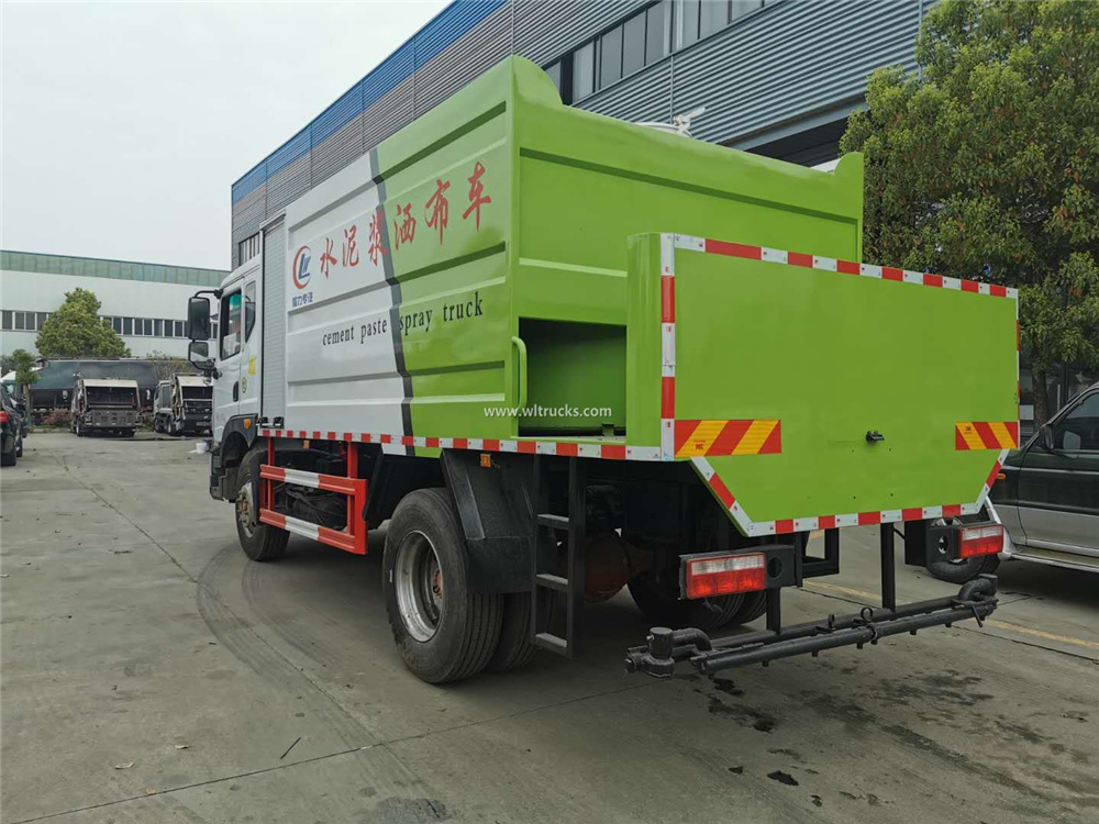 Dongfeng cement paste spray truck