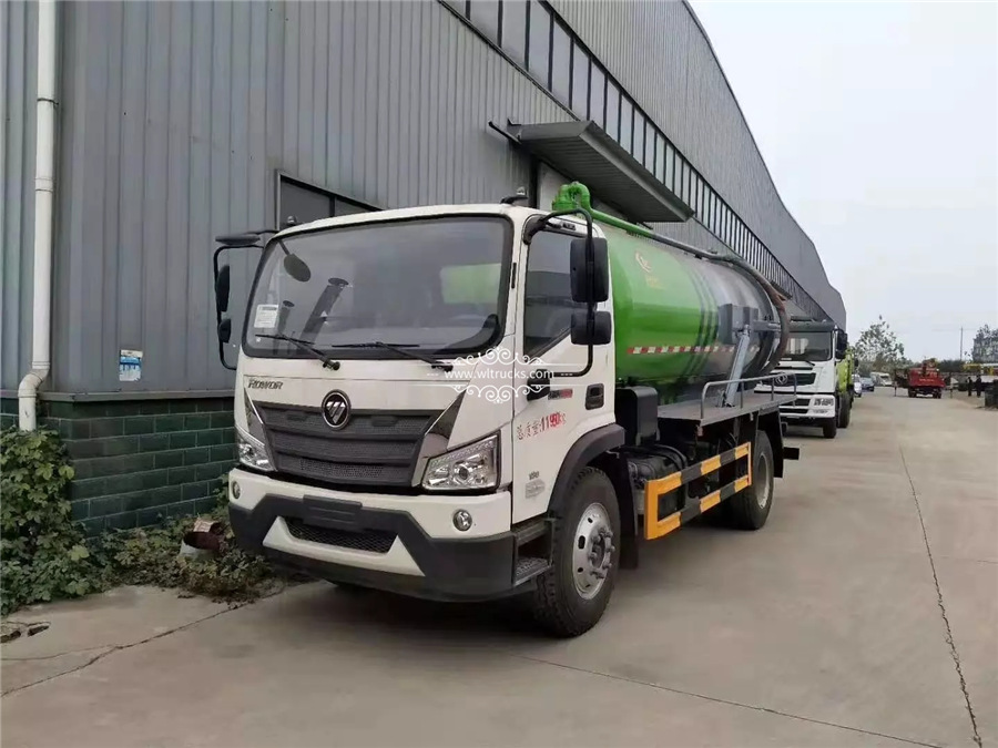 Foton 10 ton sewage suction truck