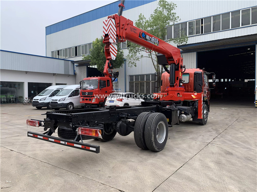 Foton 8 tons straight arm truck crane