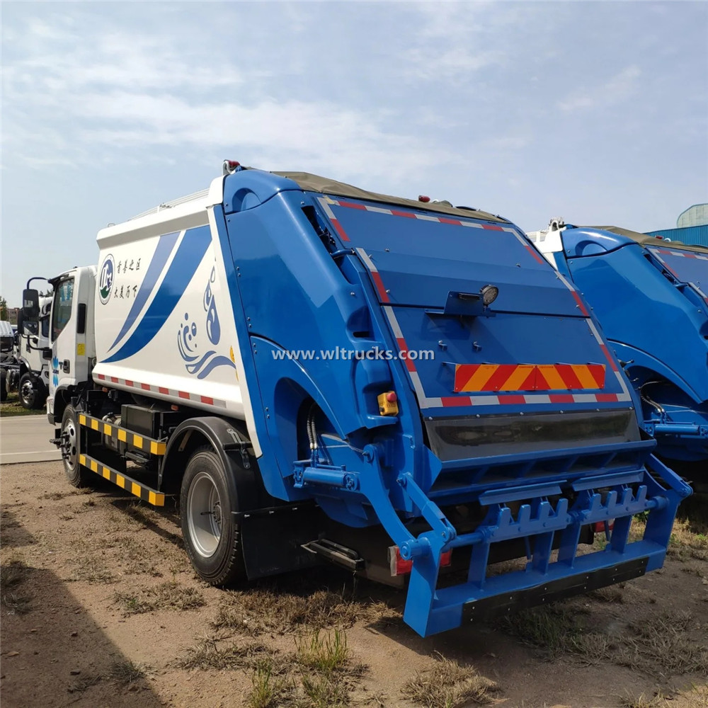 Foton 8cbm waste garbage compactor truck