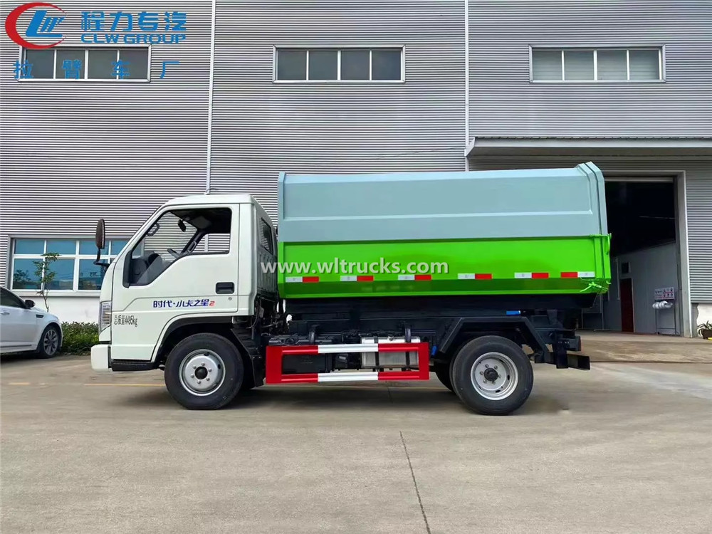 Foton side loading garbage truck