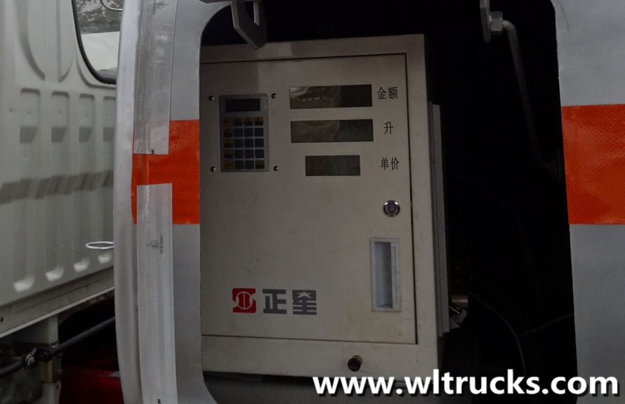 Fuel tank truck fuel dispenser