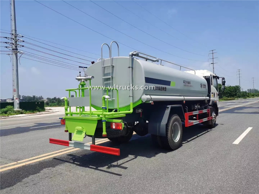 HOWO 15 ton water bowser truck