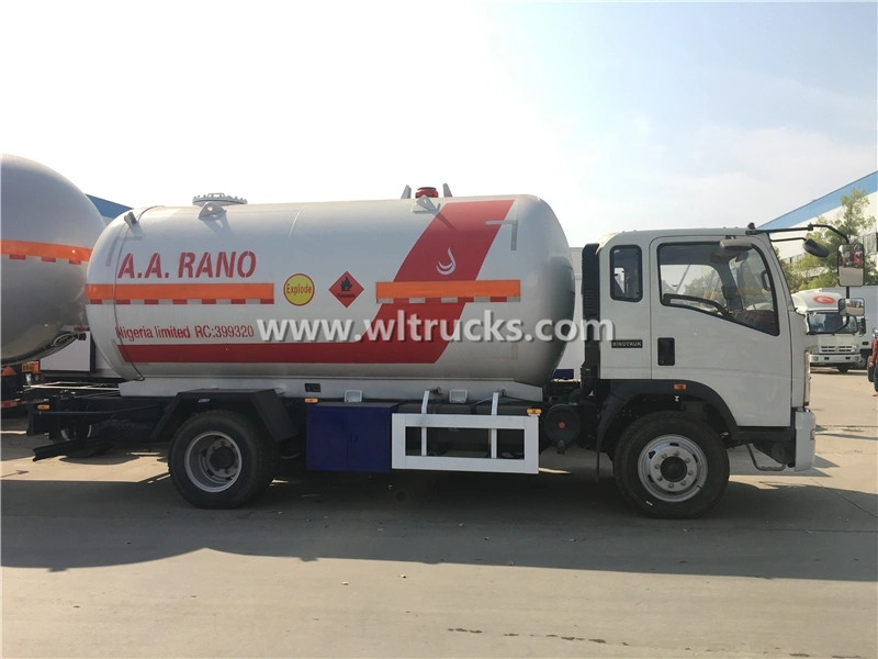 HOWO 15cbm LPG Dispenser Truck