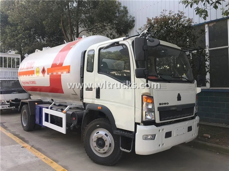 HOWO 15m3 LPG Gas Dispenser Truck