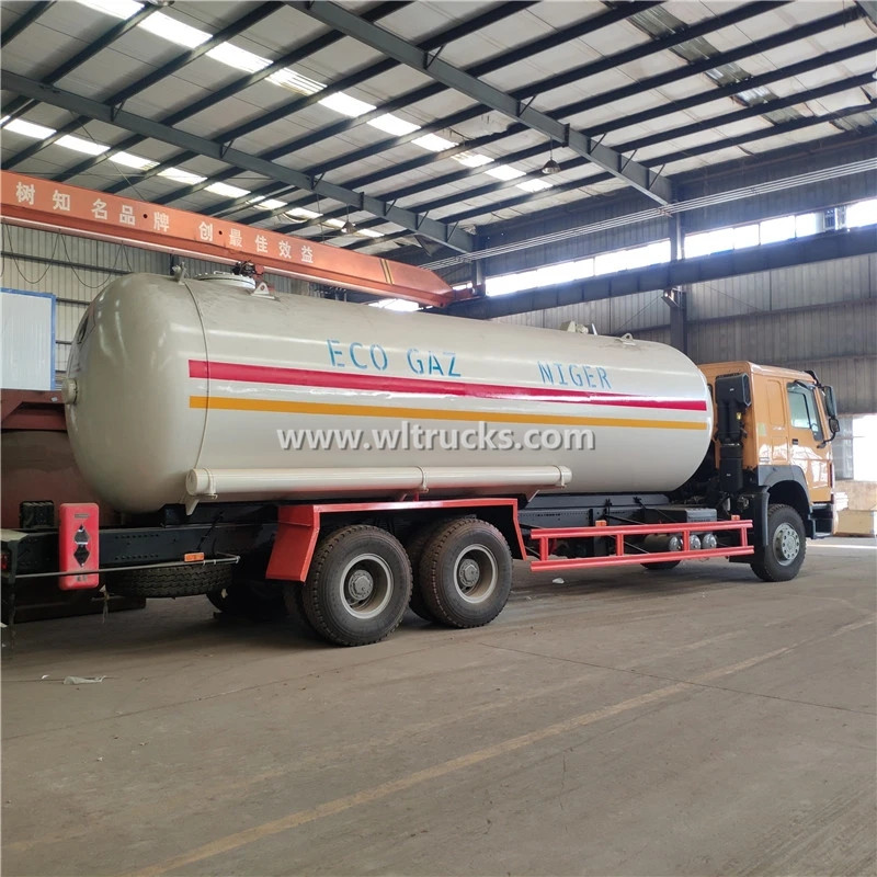 HOWO 25cbm LPG Gas Distribution Truck