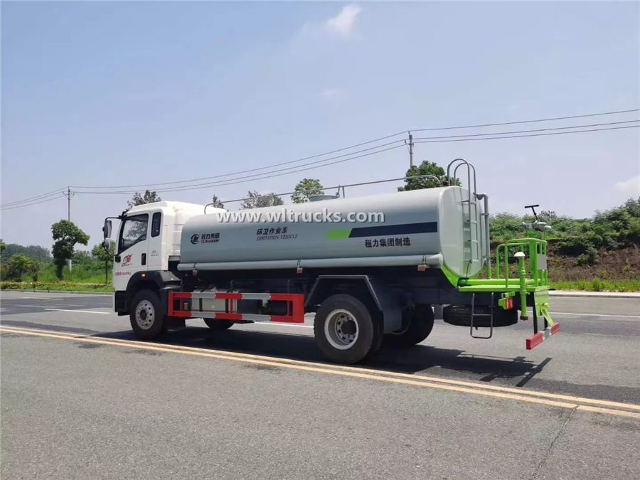 HOWO 12cbm to 15cbm water bowser truck