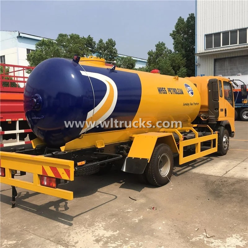 Howo 6 ton Lpg Bobtail Tanker Truck