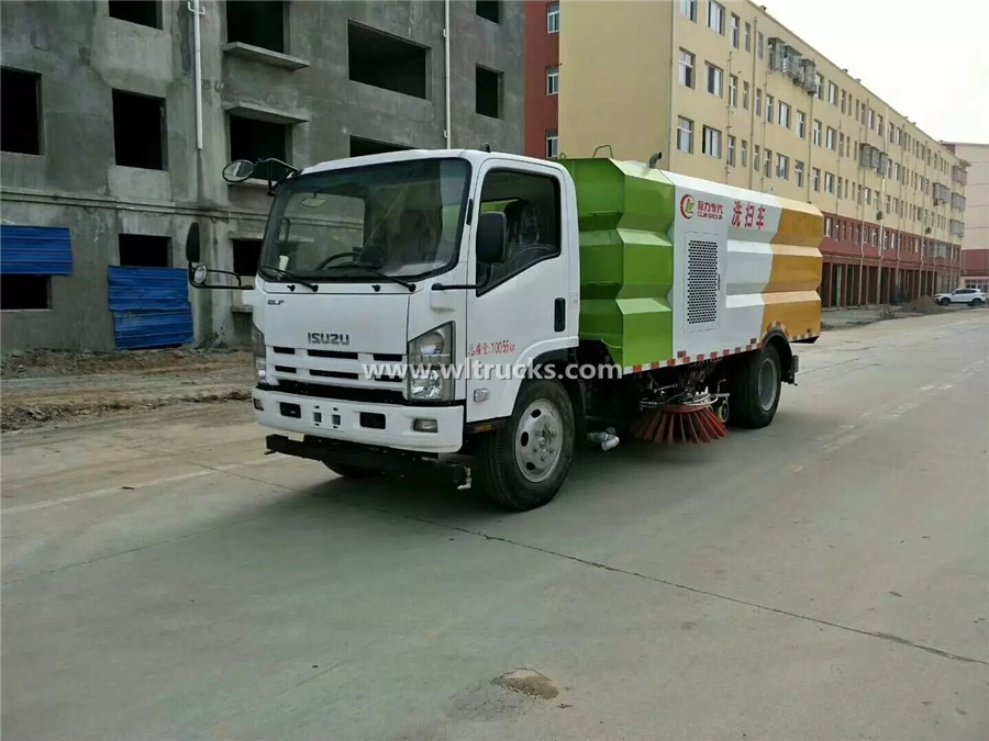 ISUZU 16m3 washing and sweeping truck