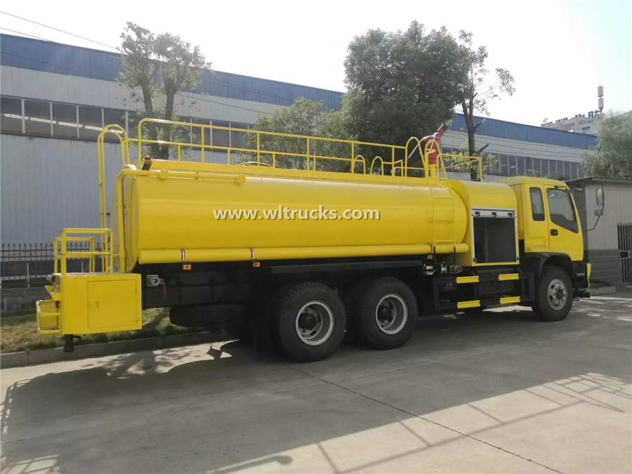 ISUZU 18000 liter fire water tank truck