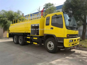 ISUZU 18cbm fire water tank truck