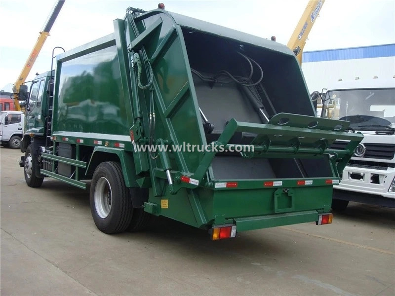Isuzu 15m3 Rear Loading Refuse Garbage Compactor Truck
