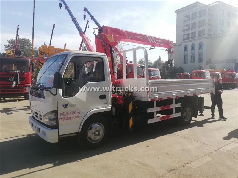 Isuzu 3.5 tons Cargo Crane Truck