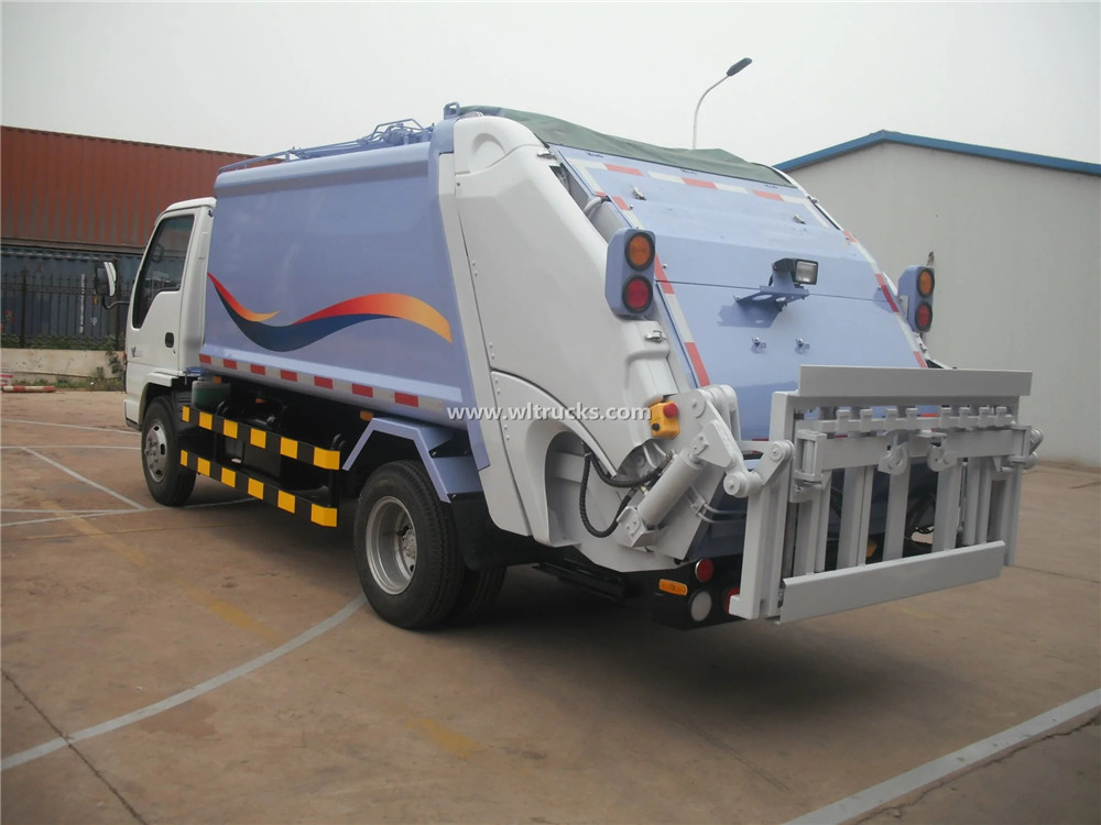 Isuzu 5cbm Garbage Compactor Trucks