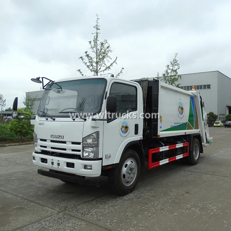 Isuzu 8cbm Rear Loader Compactor rubbish Truck