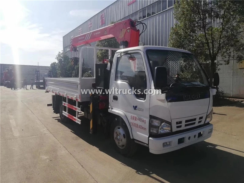 Isuzu Cargo Crane Truck