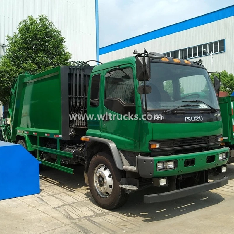 Isuzu ftr 15m3 Rear Loading Refuse Garbage Compactor Truck