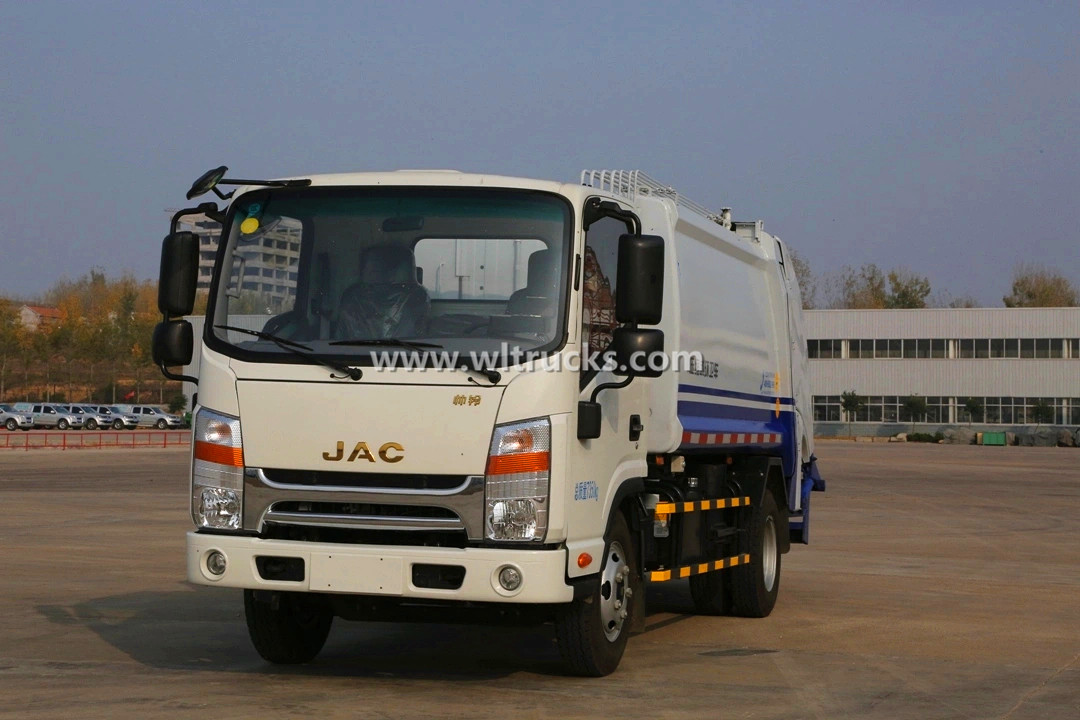 JAC 5cbm Compactor Waste Garbage Truck