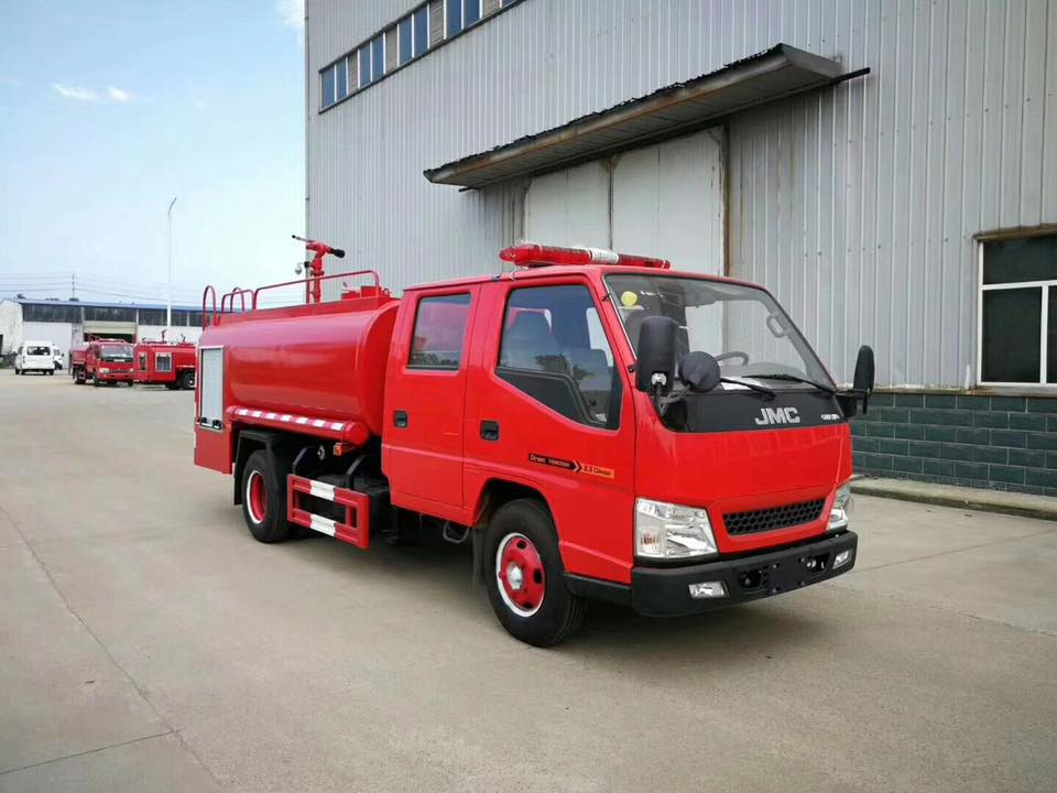 JMC 3000l fire water tanker truck