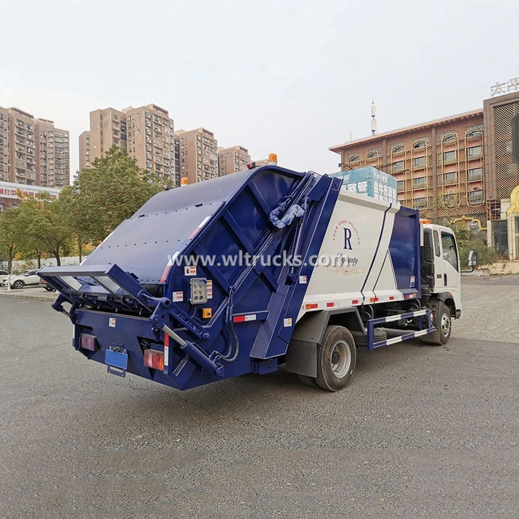 RHD HOWO garbage compactor truck