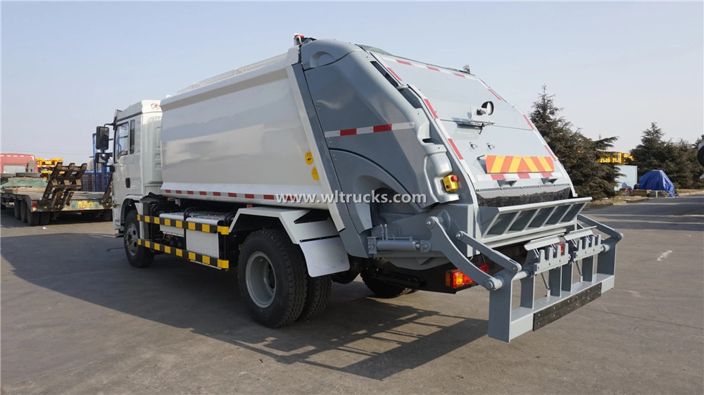 Shacman 12cbm rubbish compactor truck