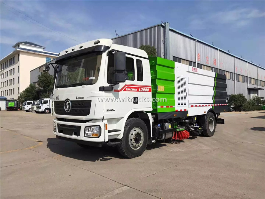 Shacman 16m3 washing and sweeping truck