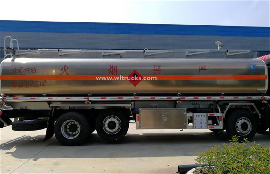 Fuel truck aluminum alloy tank body